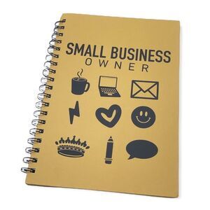 NWT Wool + Pepper Co. Small Business Owner Spiral Notebook